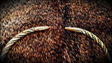 Viking Bronze Twisted Bracelet Arm Ring