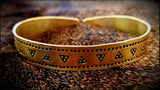Viking Saxon Stamped Bracelet Arm Ring