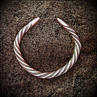 Viking Bronze Twisted Bracelet Arm Ring