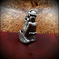 Cast Thor Figure Statue in Pewter Metal