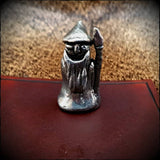 Cast Odin figure Statue in Pewter Metal