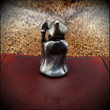 Cast Odin figure Statue in Pewter Metal