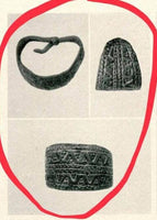 Viking Pewter Ring Replica from Birka