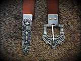 Viking Saxon Belt With Buckle and End Tip