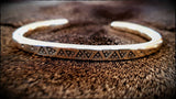 Viking Saxon Chunky Solid Brass Bracelet