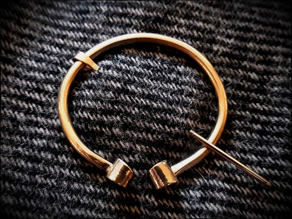 Viking Saxon Penannular Fibula Cloak Pin Brooch