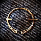 Viking Saxon Penannular Fibula Cloak Pin Brooch