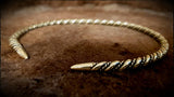 Viking Celtic Bronze Silver Torc