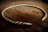 Viking Celtic Bronze Silver Torc