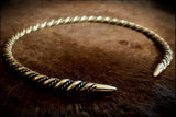 Viking Celtic Bronze Silver Torc
