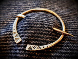 Viking Saxon Penannular Fibula Cloak Pin Brooch