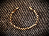 Viking Norse Celtic Saxon Bronze Twisted Bracelet Armring