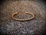 Viking Norse Celtic Saxon Bronze Twisted Bracelet Armring