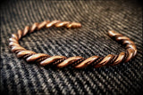 Viking Norse Celtic Saxon Bronze or Silver Twisted Bracelet Armring