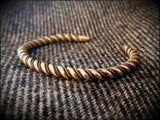 Viking Norse Celtic Saxon Bronze Twisted Bracelet Armring