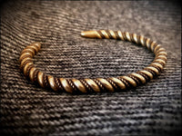 Viking Norse Celtic Saxon Bronze Twisted Bracelet Armring