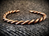 Viking Norse Celtic Saxon Bronze Twisted Bracelet Armring