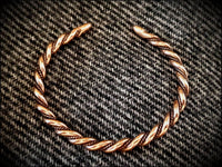 Viking Norse Celtic Saxon Bronze Twisted Bracelet Armring
