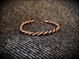 Viking Norse Celtic Saxon Bronze or Silver Twisted Bracelet Armring