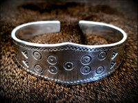 Viking Saxon Norse Pewter Cuff Bracelet Arm Ring