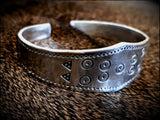 Viking Saxon Norse Pewter Cuff Bracelet Arm Ring