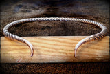 Viking Norse Bronze Raven Torc "Hugin and Munin"