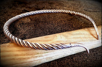 Viking Norse Bronze Raven Torc "Hugin and Munin"