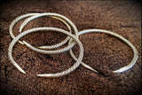 Viking Bronze Twisted Bracelet Arm Ring
