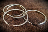 Viking Bronze Twisted Bracelet Arm Ring
