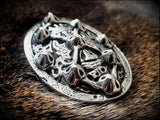Viking Saxon Chunky Tortoise Shell Brooch Cloak Pin Badge