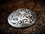 Viking Sterling Silver Brooch Pin