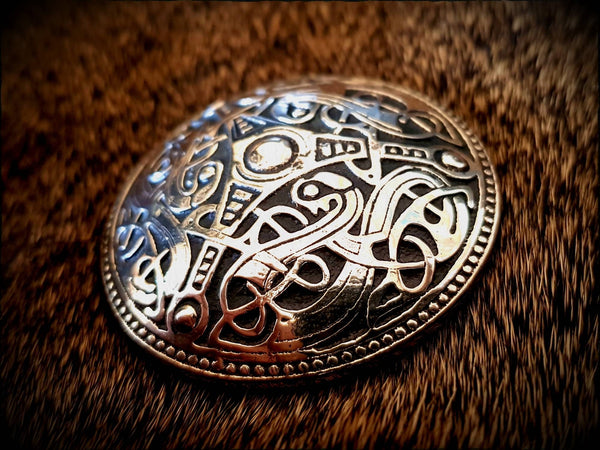 Viking Bronze Brooch Pin