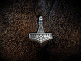 Gotland Mjolnir Thors Hammer Pendant Necklace