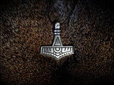 Gotland Mjolnir Thors Hammer Pendant Necklace