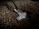 Gotland Mjolnir Thors Hammer Pendant Necklace