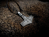 Gotland Mjolnir Thors Hammer Pendant Necklace