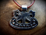 Danish Viking Dragon Ship Pendant