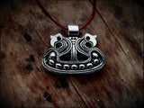 Danish Viking Dragon Ship Pendant