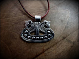 Danish Viking Dragon Ship Pendant
