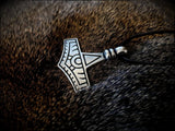 Gotland Mjolnir Thors Hammer Pendant Necklace
