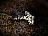 Gotland Mjolnir Thors Hammer Pendant Necklace