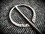 Sterling Silver Viking Saxon Celtic Penannular Brooch Cloak Pin