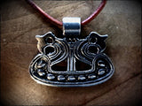 Danish Viking Dragon Ship Pendant