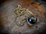 Viking Visby Lens Gotland Glass Sphere with Chain