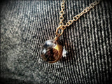 Viking Visby Lens Gotland Glass Sphere with Chain