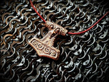 Bronze Raven Mjolnir Thors Hammer from Skane