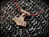 Bronze Raven Mjolnir Thors Hammer from Skane