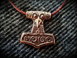 Bronze Raven Mjolnir Thors Hammer from Skane