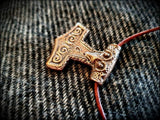 Bronze Raven Mjolnir Thors Hammer from Skane