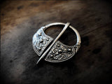 Viking Saxon Celtic Sterling Silver Penannular Cloak Pin